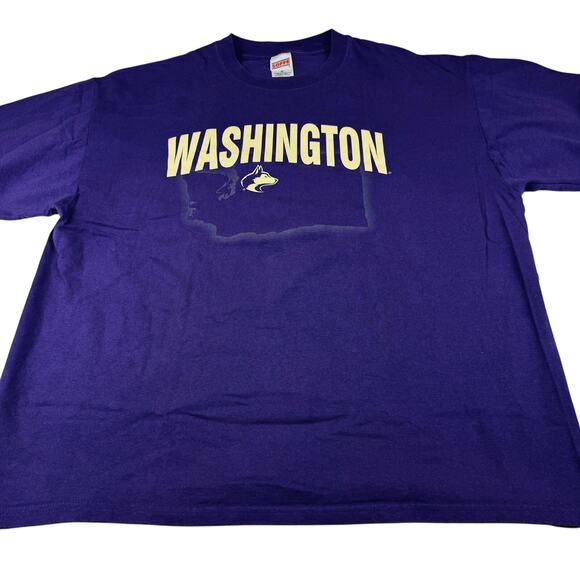 Vintage Washington Huskies T-Shirt - Size XL - Soffe - Picture 1 of 5